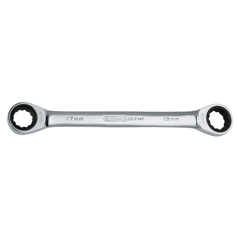 KS TOOLS GEAR+ Doppelringschlüssel, 10 x 11mm – 152 mm
