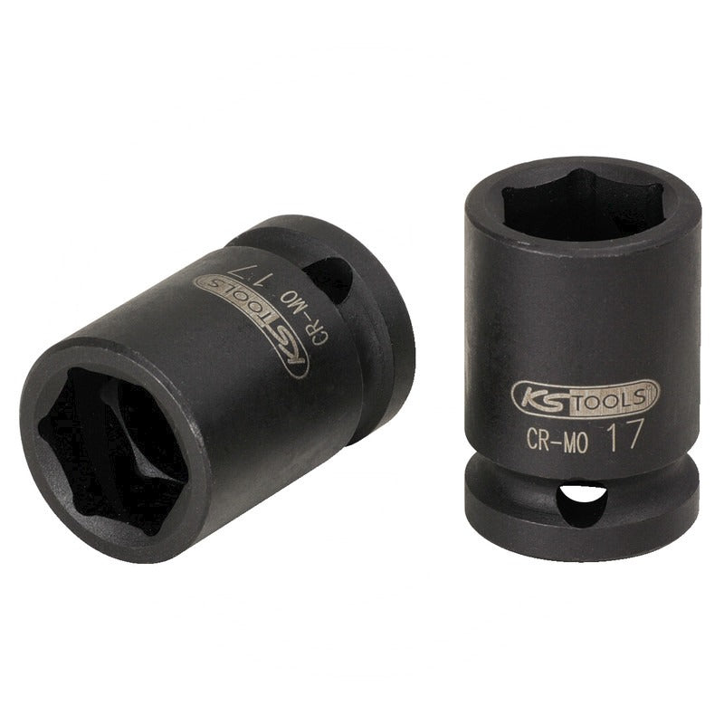 KS TOOLS 1/2" SK Kraft Stecknuss, kurz, 3/4" – 40 mm