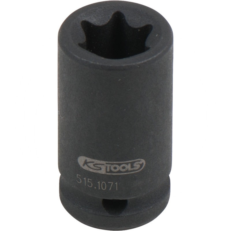 KS Tools 1/4 TX-E-Kraft-Stecknuss, kurz, E11 – Ø 14.0