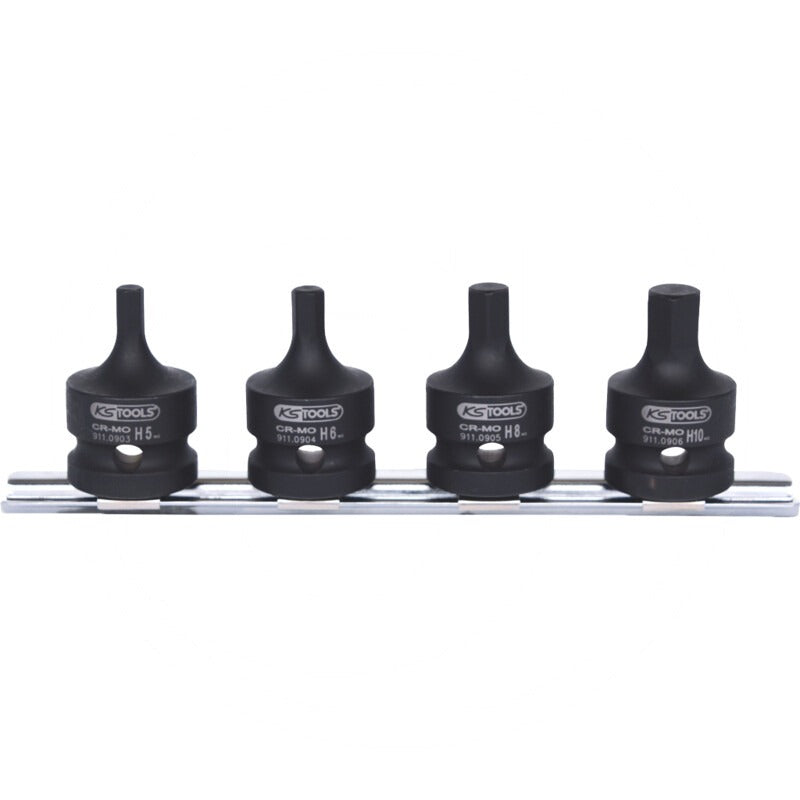 KS Tools 1/2" Kraft-Bit-Stecknuss-Satz – 155 mm