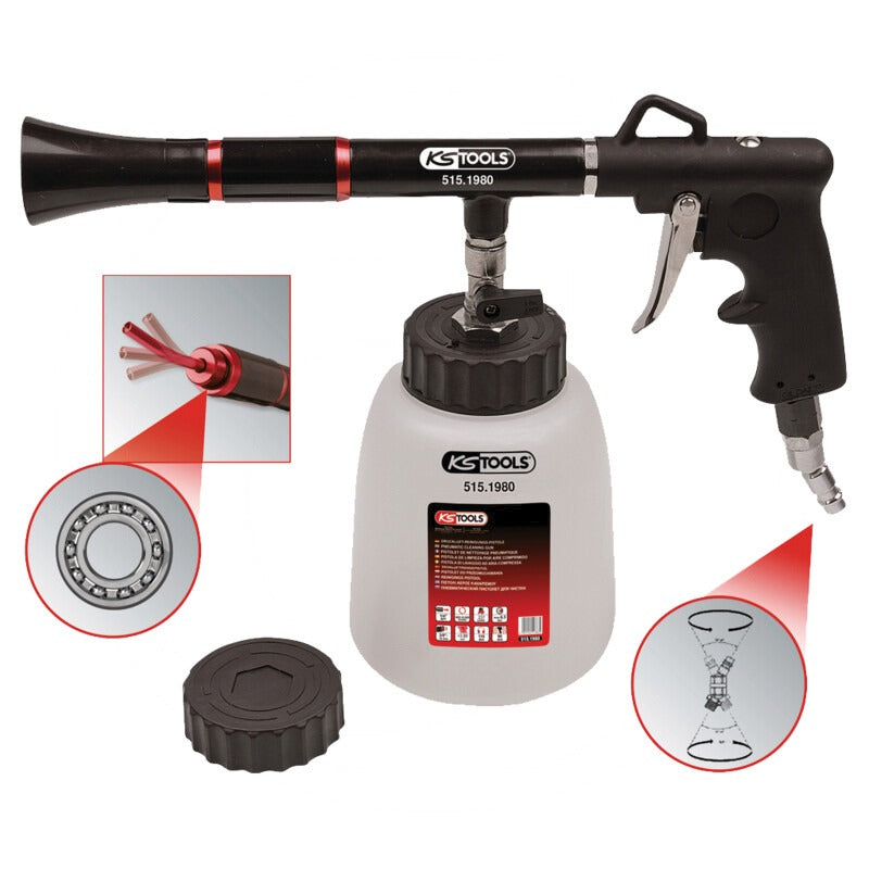 KS TOOLS Hurricane Druckluft-Reinigungspistole – 315 mm