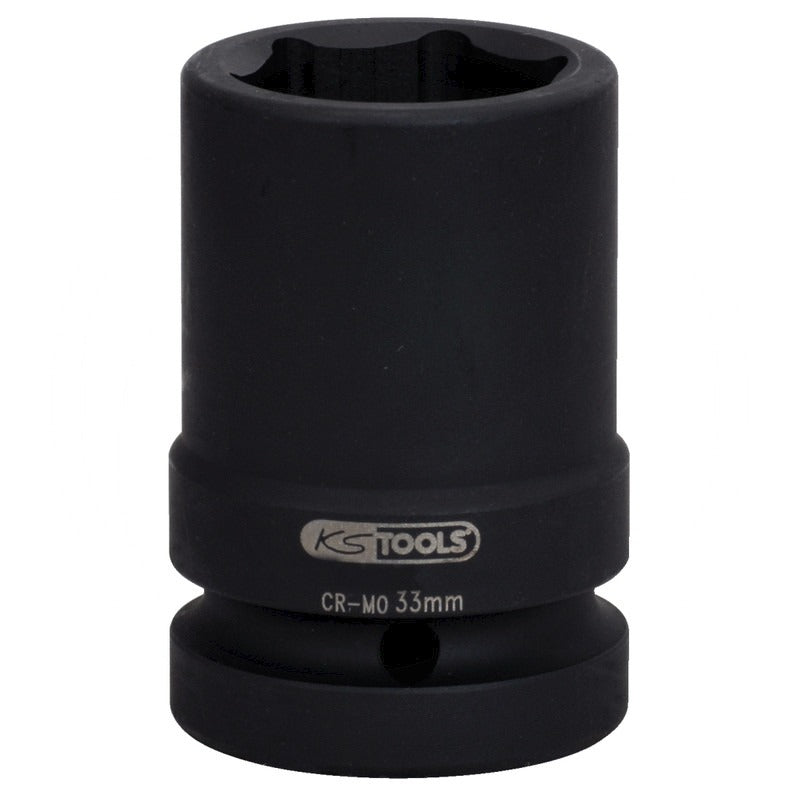 KS TOOLS 1" 6-Kant Kraftstecknuss mittellg, 32mm – 51 mm