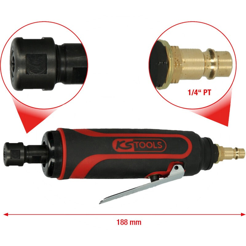 KS TOOLS Druckluft-Stabschleifer, 23.000 U/min – 218 mm – Bild 4