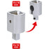 KS Tools 9x12mm Einsteck-Adapter, auf 14x18mm – 53 mm