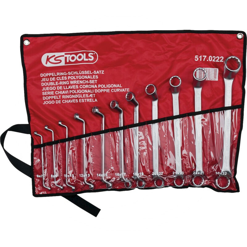 KS TOOLS Doppel-Ringschlüssel-Satz – 445 mm