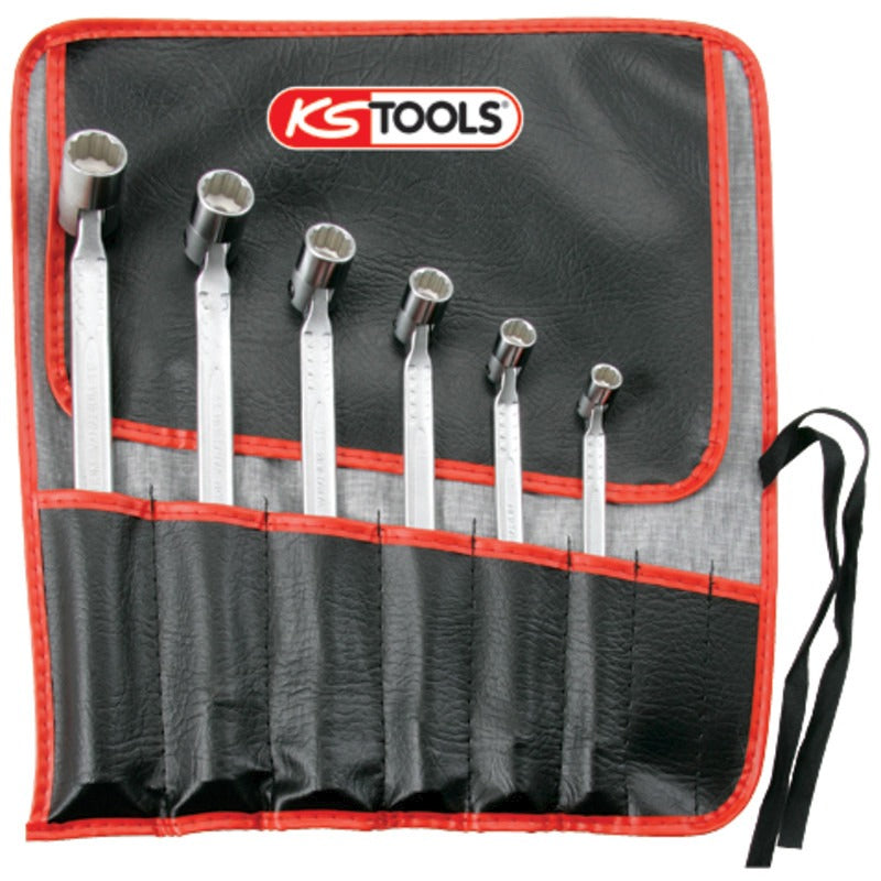 KS Tools Doppel-Gelenkschlüssel Satz 6-teilig – 397 mm