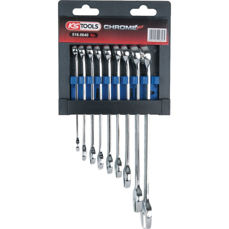 KS TOOLS CHROME+Ringmaulschlüssel Satz – 331 mm