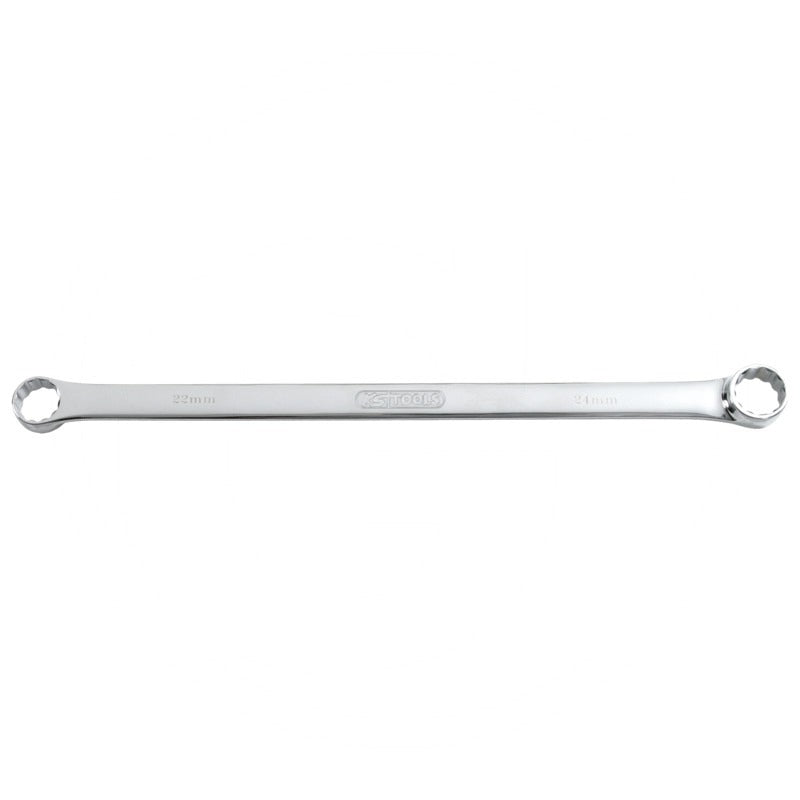 KS TOOLS CHROME+ Doppelringschl. XL, 16 x 18 mm – 383 mm