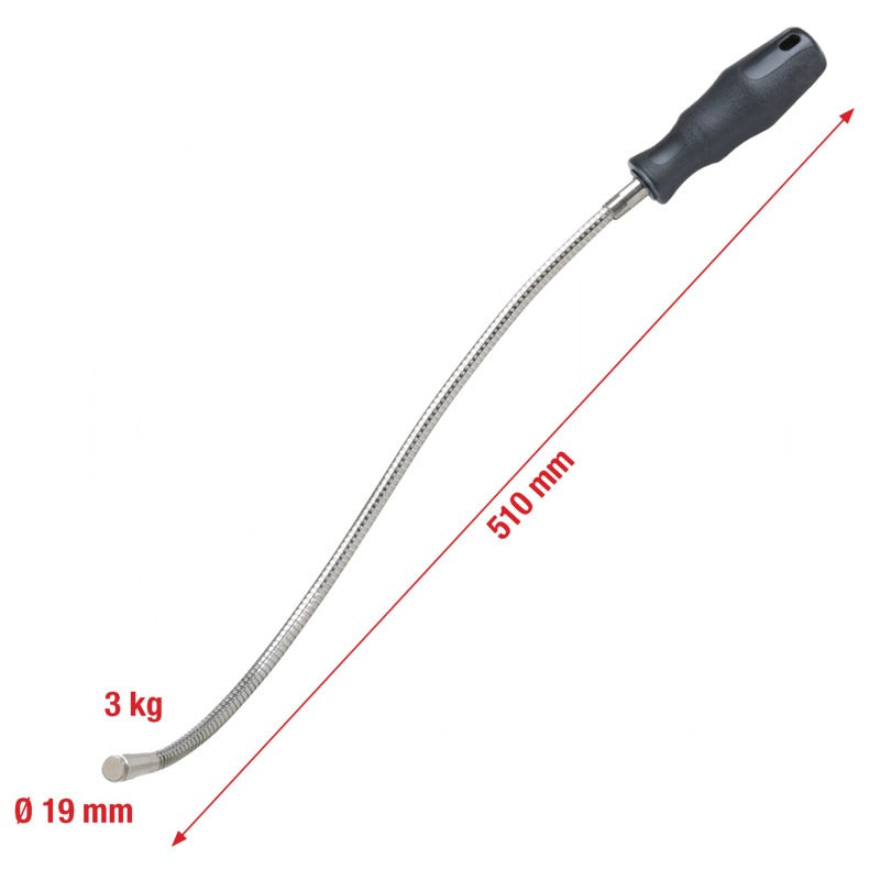 KS TOOLS Flexibler Magnethalter Ø = 19 mm – 510 mm
