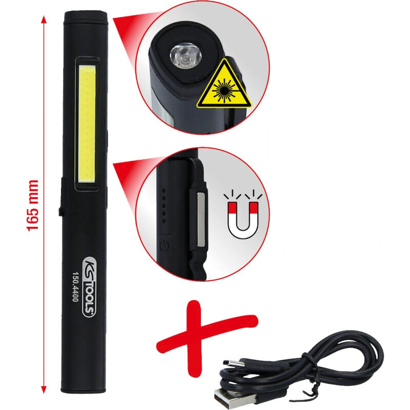KS TOOLS Inspektionslampe – 165 mm – Bild 4