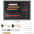 KS Tools Feilen-, Meissel- Hammer-Satz, 18-tlg. – 569 mm