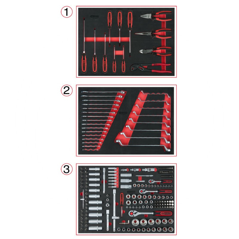 KS Tools Systemeinlagen-Satz, Premium – 570 mm