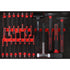 KS TOOLS Werkzeugsatz Hammer und Meißel – 388 mm