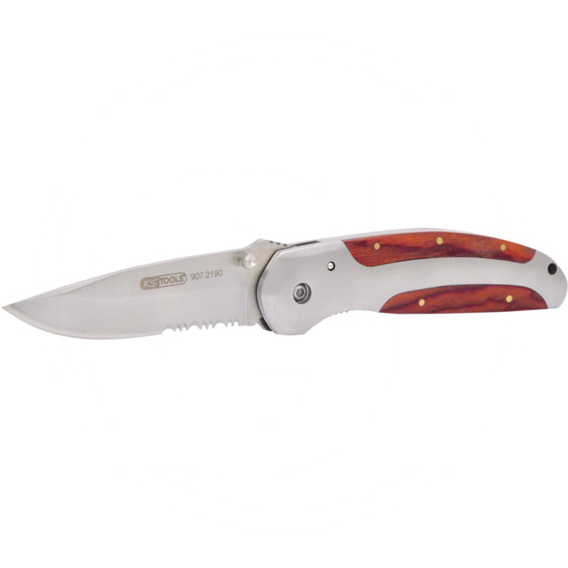 KS TOOLS Klappmesser mit Arretierung, 220,0mm – 136 mm