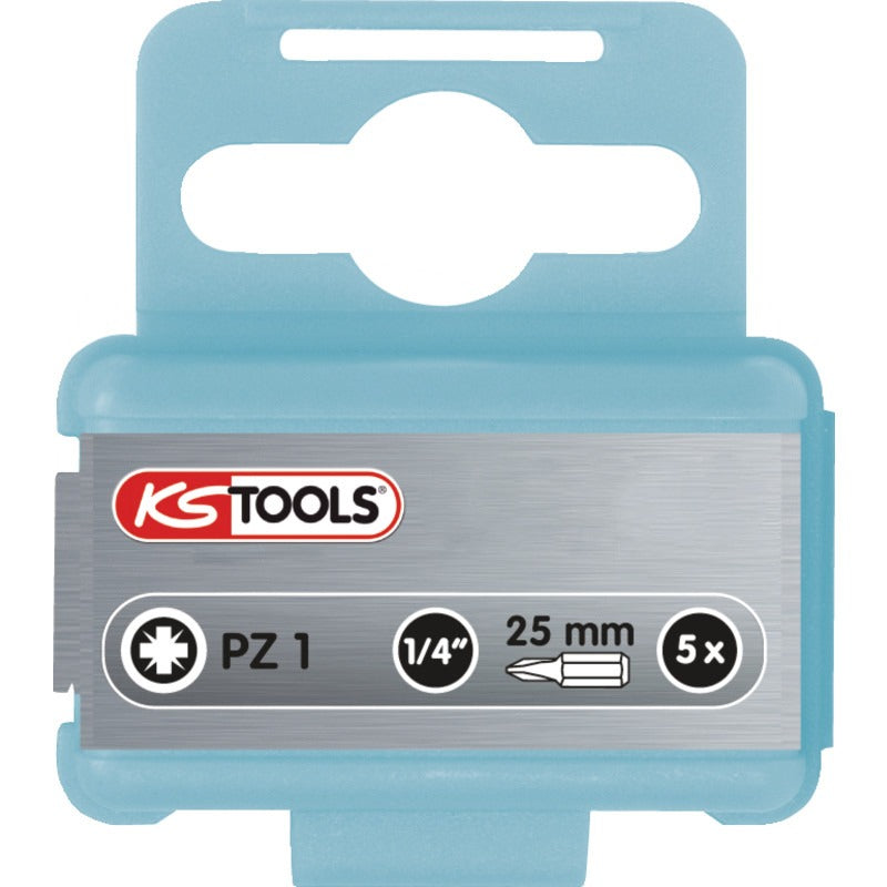 KS Tools VPE5 1/4" INOX+ Bit, 25mm, PZ2 – 58 mm