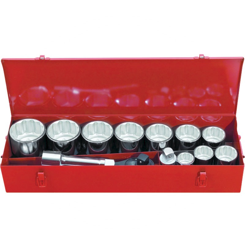 KS Tools 1" Steckschlüssel-Satz, 22-tlg. – 750 mm