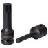 KS TOOLS 1/2" Kraft Bit Stecknuss XZN, lang, M10 – 75 mm