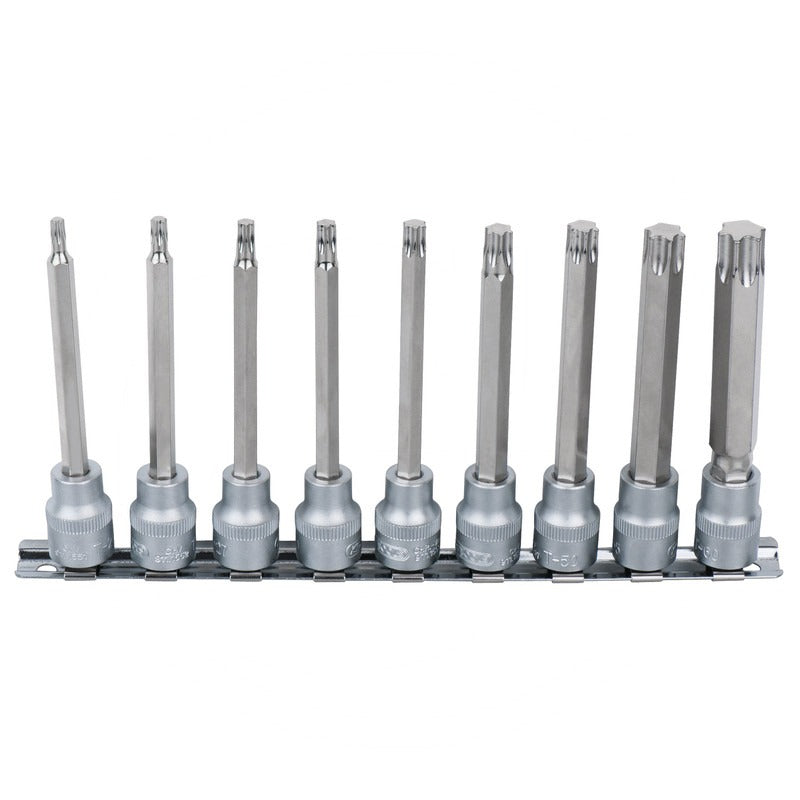 KS Tools 3/8" Bit Stecknuss Satz TX, lg – 212 mm