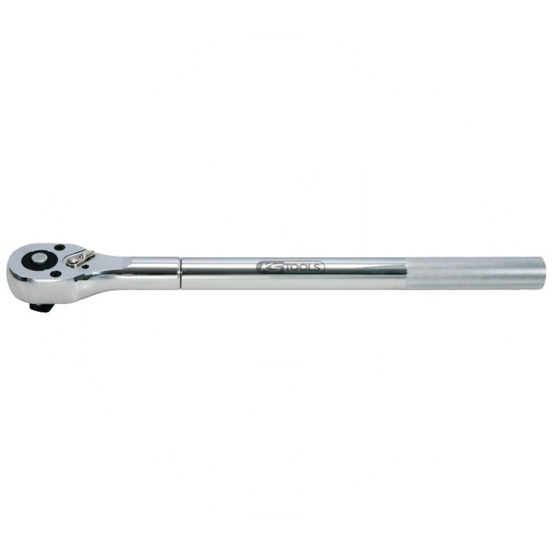 KS TOOLS 3/4" CHROMEplus® Teleskop-Umschaltknarre – 510 - 730 mm