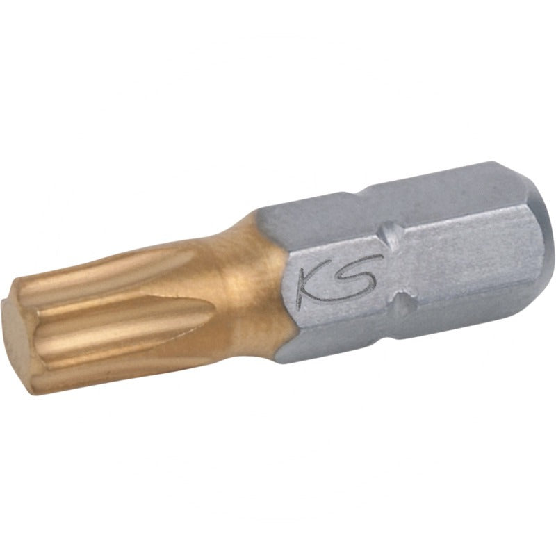 KS TOOLS 1/4" TIN Bit TX, 25mm, T20 – 25 mm