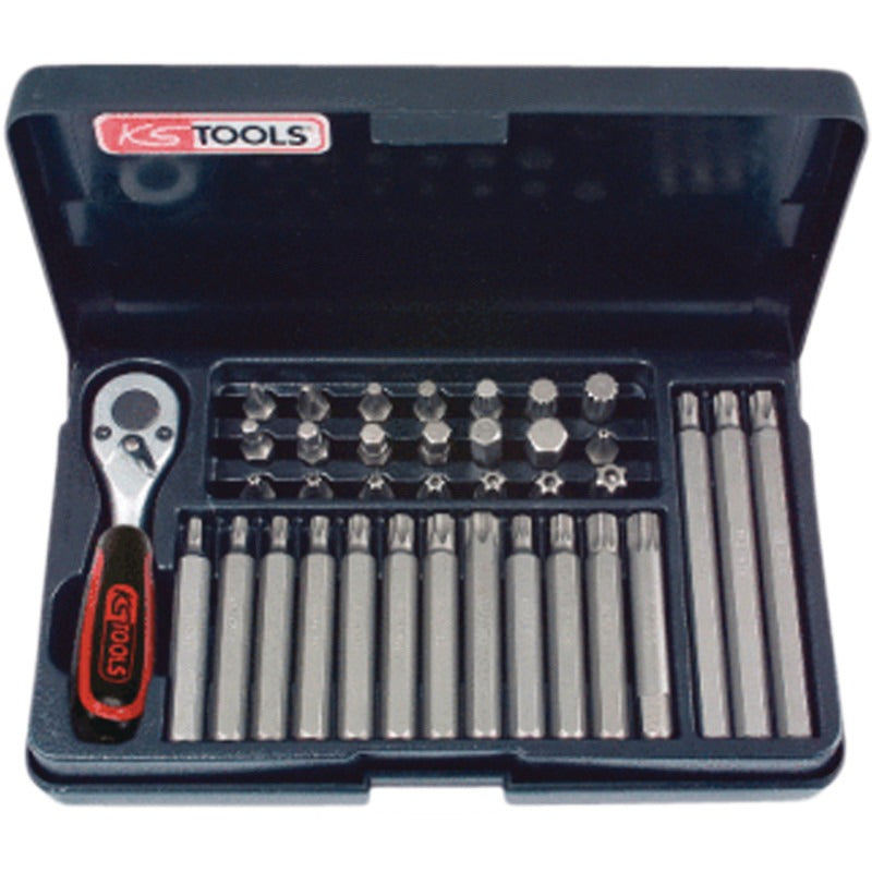KS Tools 10mm CLASSIC Bit-Satz, 37-tlg. – 250 mm