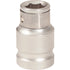KS TOOLS 1/2" Bit-Adapter Stecknuss m. Spannring – 40 mm