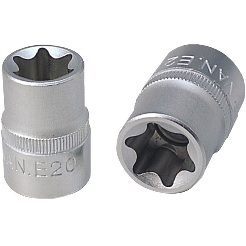 KS TOOLS 1/2" TX-E-Stecknuss, E10 – 38 mm