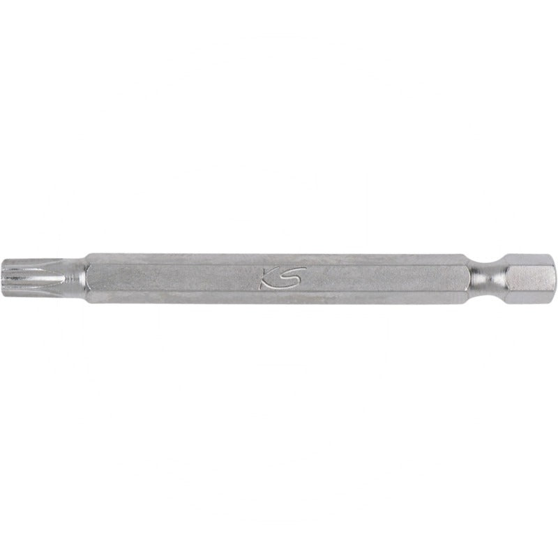 KS TOOLS 1/ 4' Bit TX mit Bohrung, 75mm, TB25 – 75 mm