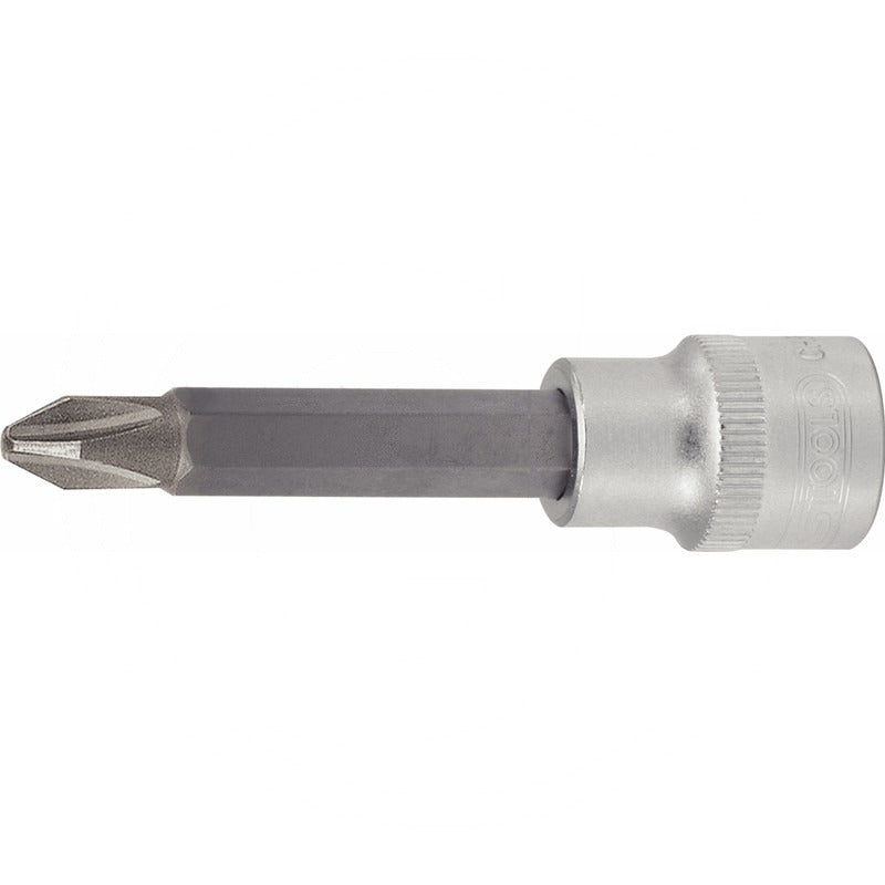 KS Tools 1/ 2" Bit Stecknuss, lang, PH2 – 110 mm