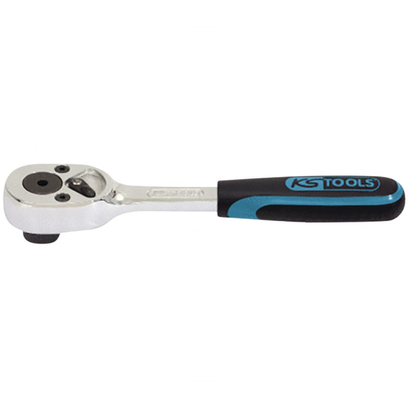 KS TOOLS 1/ 4" CHROME+ Bit-Umschaltknarre, 115mm – 115 mm