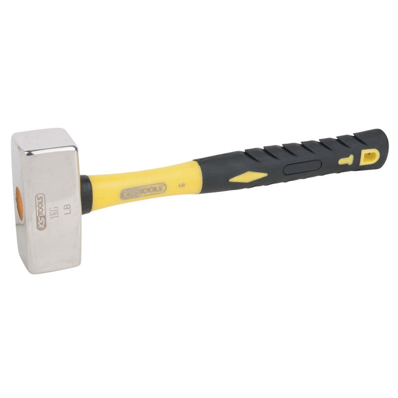KS Tools EDELSTAHL Fäustel mit Fiberglasstiel – 700 mm