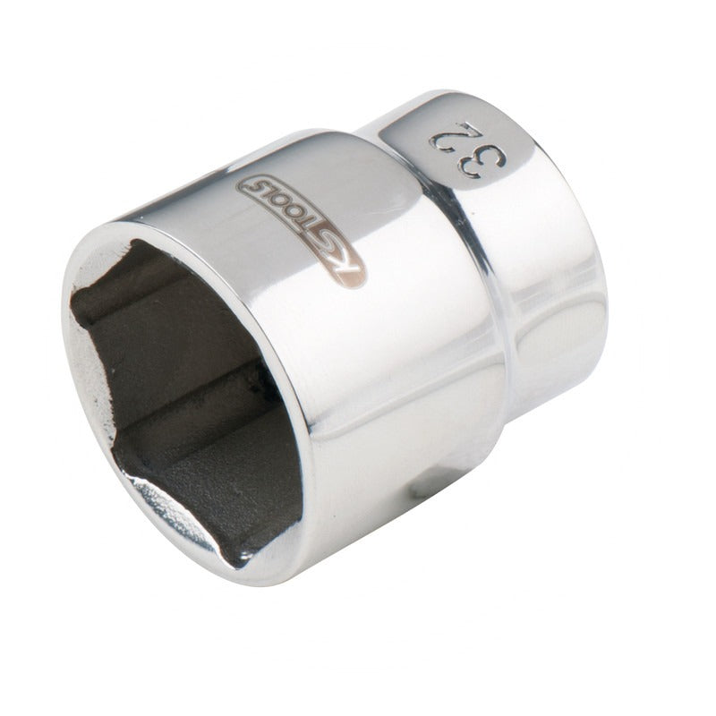 KS Tools EDELSTAHL 3/4" 6kant-Stecknuss, 17mm – 70 mm