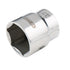 KS Tools EDELSTAHL 3/4" 6kant-Stecknuss, 32mm – 80 mm