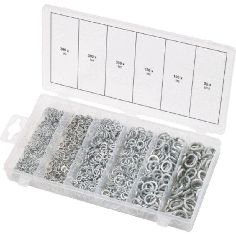 KS Tools Sortiment Federringe, M3-10, 1200-tlg. – 113 mm