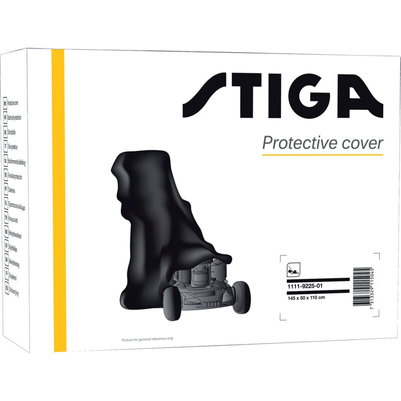 Stiga Abdeckhaube Stiga Logo grau, Rasenmäher zum Schutz - groß 1111-9226-01 Stiga