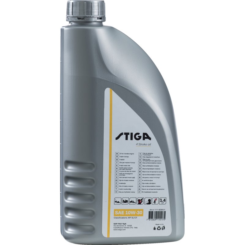 Stiga Motoröl SAE 10W-30 1,4 Liter 1111-9238-01 – API SL Stiga