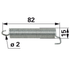 Stiga Zugfeder 1131-1507-00 – L 82 mm AD 15 mm Stärke 2 mm Stiga