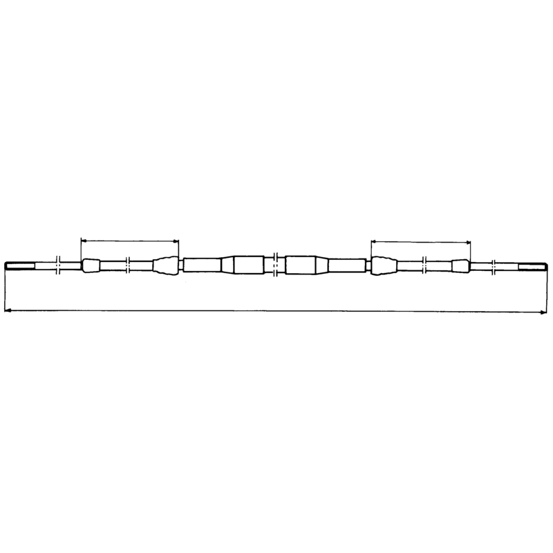 Stiga Regulierdraht A: 100-134 - B: 960 1134-2766-08 – Park Pro 4WD (2005-2014) Gesamtlänge 960mm Stiga