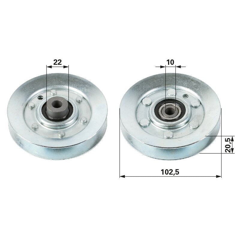 Stiga Umlenkrolle 1134-3663-01 – Spannrolle Stiga