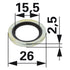 Stiga Dichtscheibe 1134-4948-02 Stiga