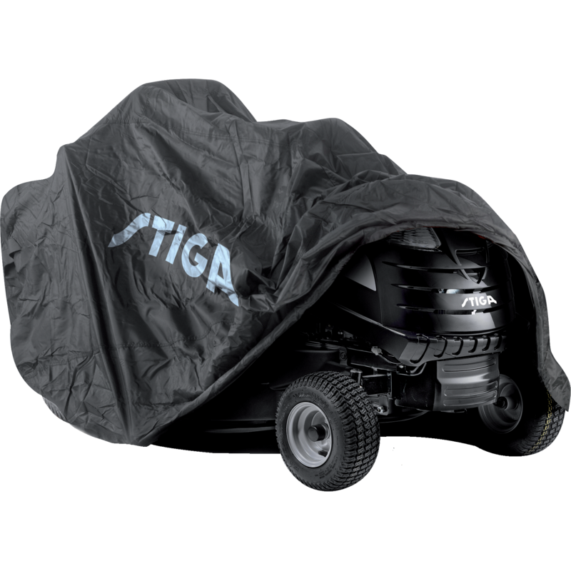 Stiga Abdeckplane passend für Rasentraktor 1134-9177-01 – Abdeckhaube Schwarz für Rasentraktor/Aufsitzmäher Stiga