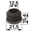 Stiga Gummistopfen 118566110/0 Stiga