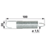 Stiga Zugfeder für Rückzug 122450500/0 – L 100 mm AD 20 mm Stärke 1 Stiga