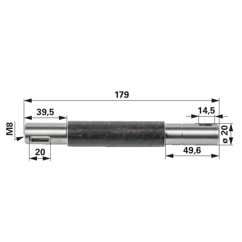 Stiga Messerwelle Fahrtricht. links J-92 Fahrtricht. links J-92 125020802/0 Stiga