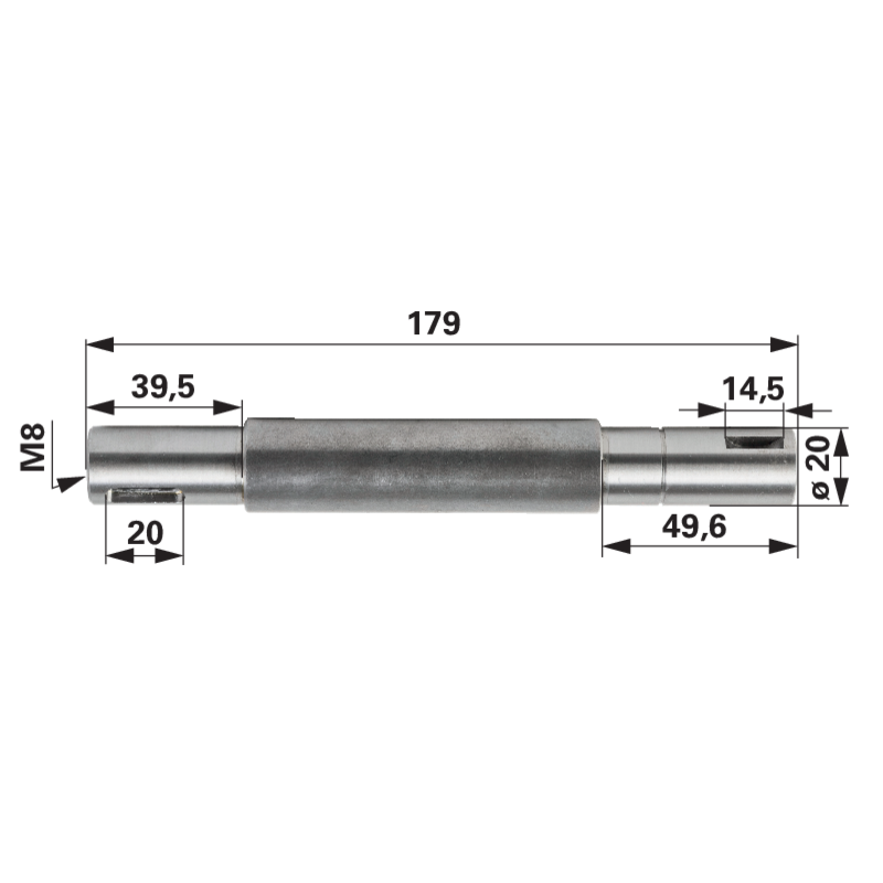 Stiga Messerwelle Fahrtrichtung rechts J92 125020803/0 Stiga