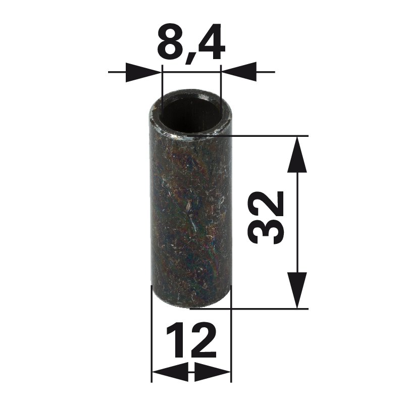 Stiga Buchse 125160003/2 – Zwischenstück Stiga