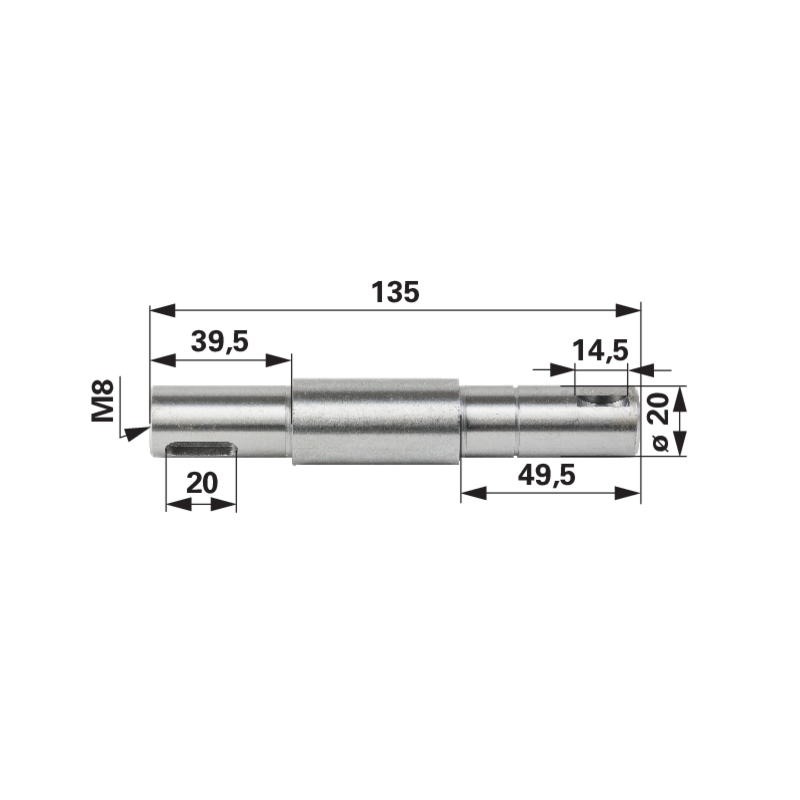 Stiga Messerwelle 127023000/0 Stiga