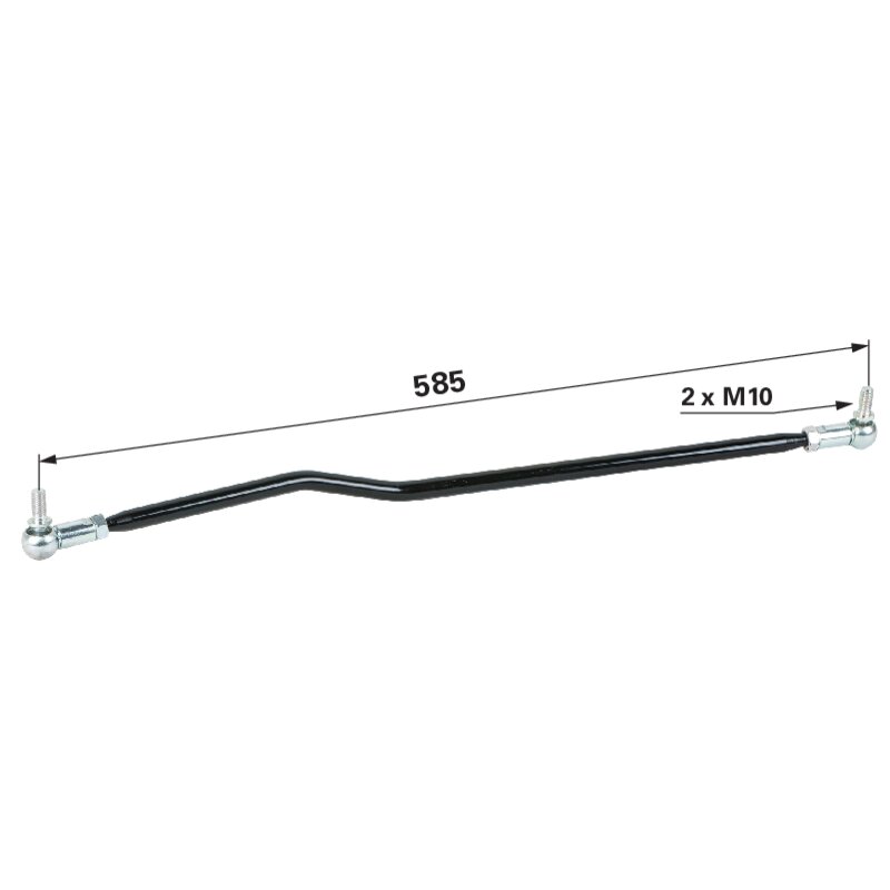Stiga Lenkstange L 585 mm 382000566/2 – passend zu Modell: SD 98 Stiga