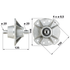 Stiga Messerspindel 384207250/0 – Messerspindel komplett passend zu Modell: F72 Stiga