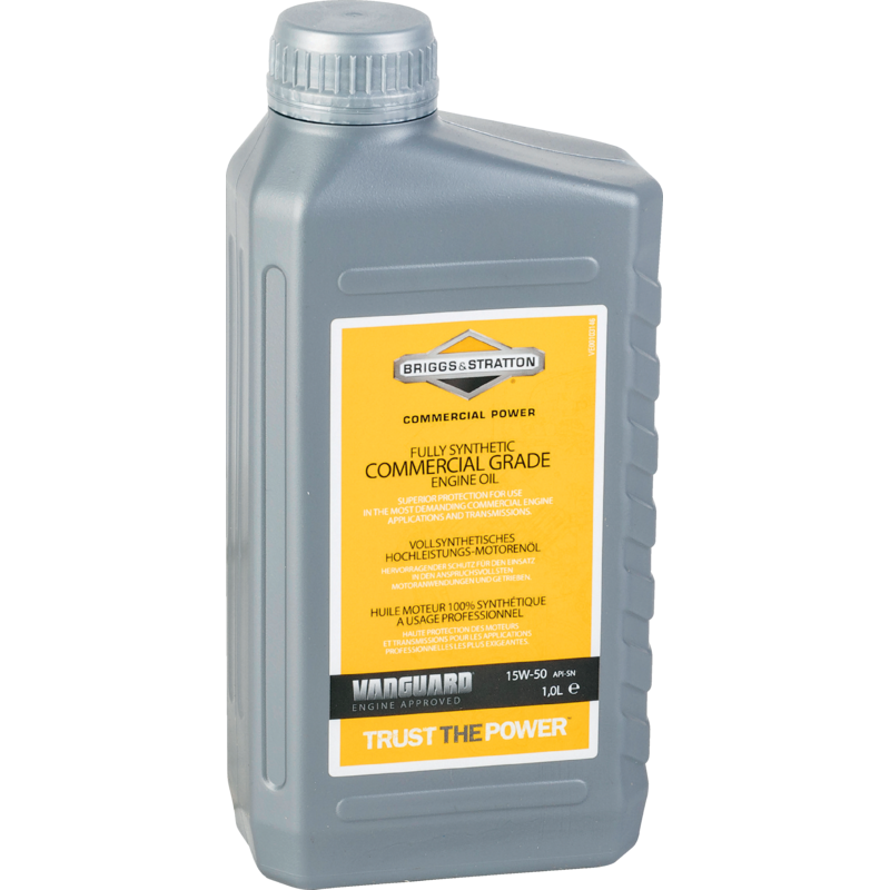 Briggs und Stratton Motoröl 15W50 1 Liter für Industriemotoren 100007V Briggs und Stratton